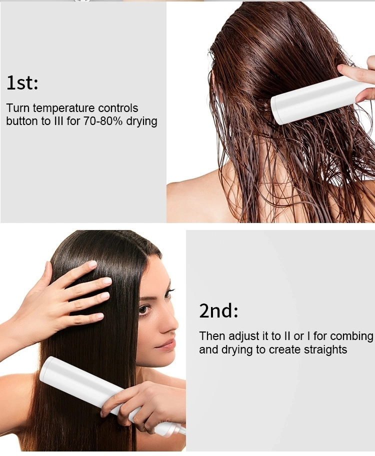 Professional Hair Brush for Volume Hair Dryer Volumizer Hot Air Brush Hair Straightener Brush