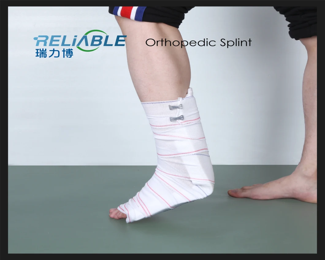 Fast Hardening Orthopedic Synthetic Cast Splint Foot and Leg Splint