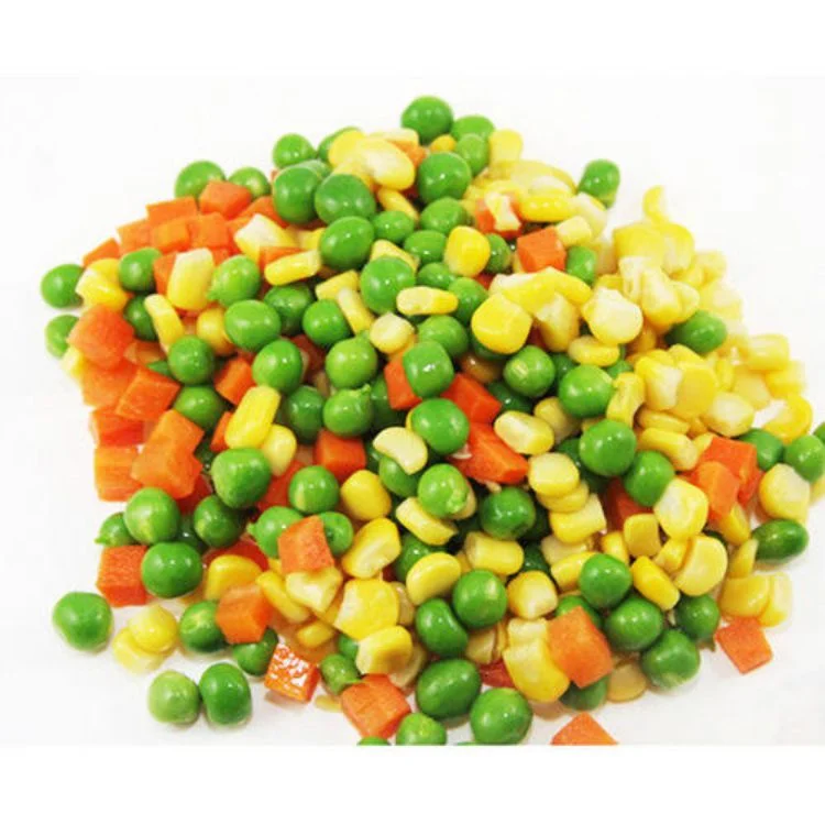 Sweet Salad Carrot Corn Green Peas Breakfast Certified Frozen Mixed Vegetable