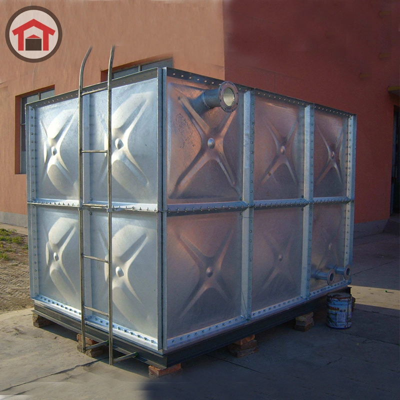 Galvanised Steel Tank Metal Water Tank with Top for Irrigation Water Storage