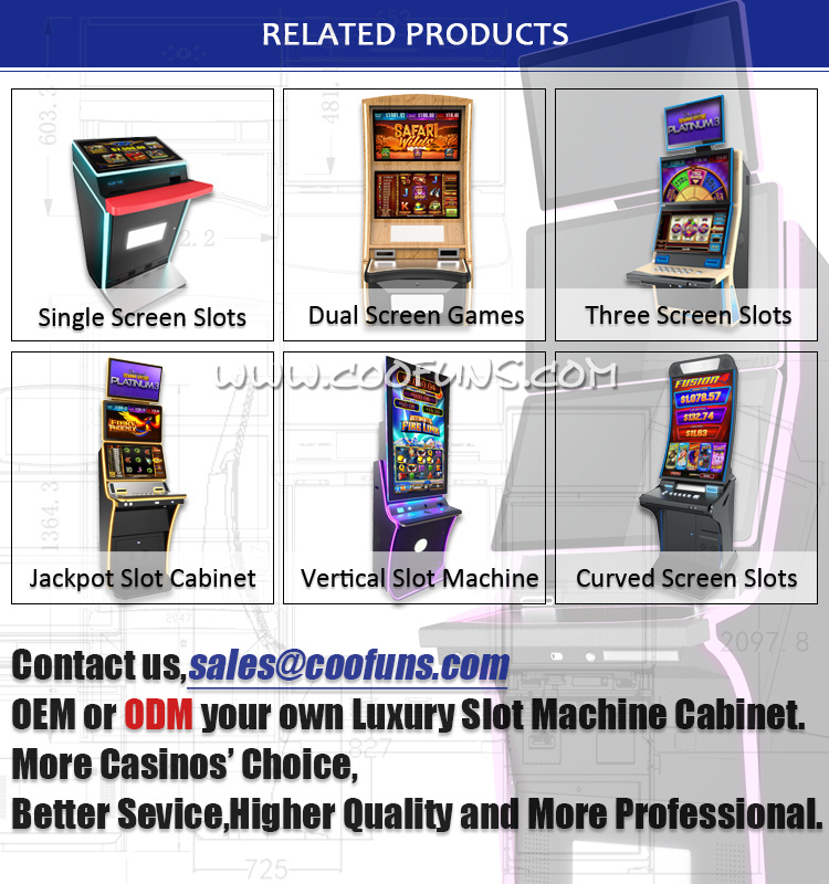 Ultimate Fire Link Jackpot Casino Touch Screen Slot Machines with Monitor