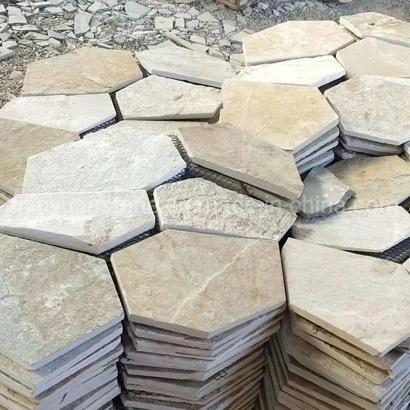 Natural Paving Stone Slate Tiles Cheap Flagstone for Flooring