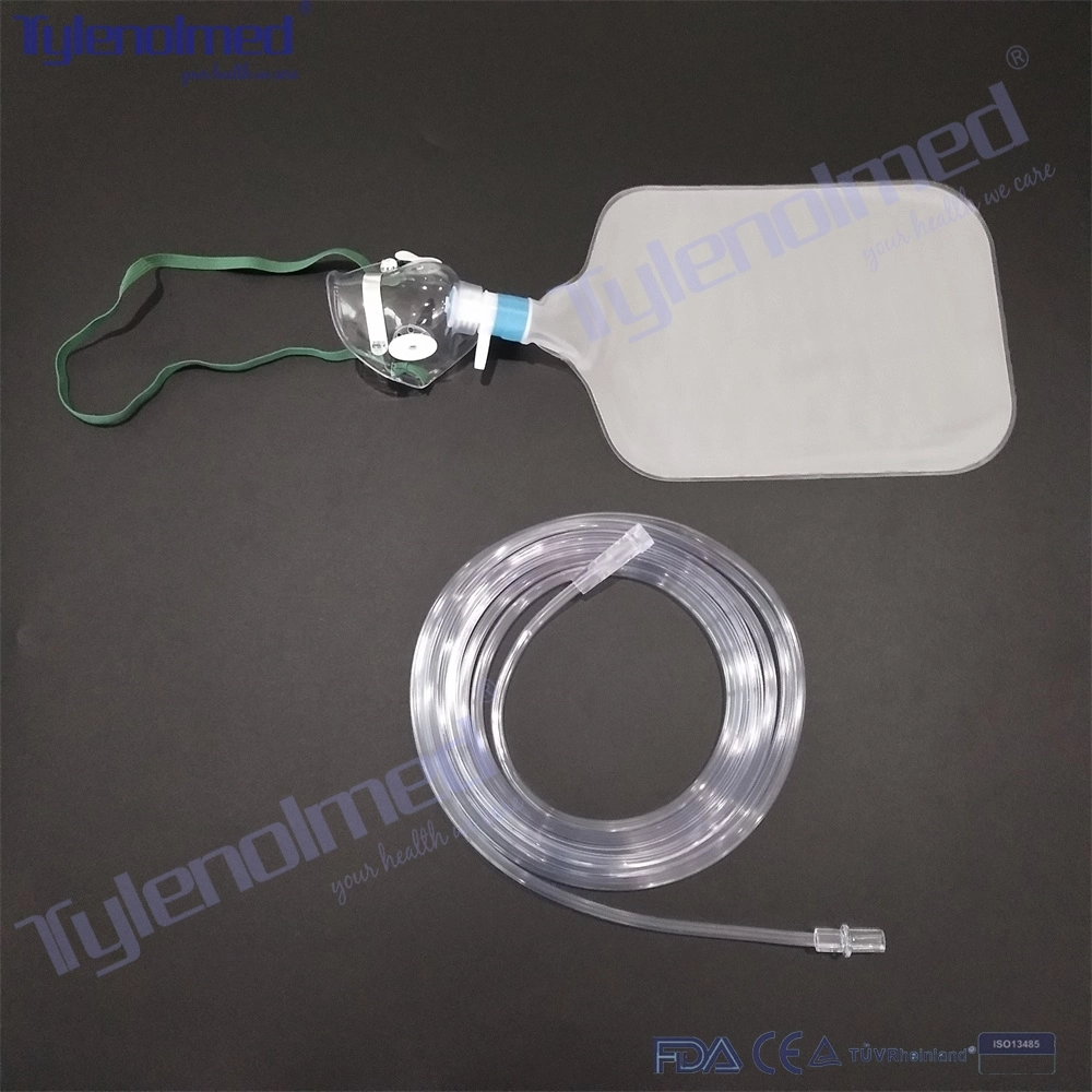 Medical Equipment PVC Oxygen Mask with Breathing Reservoir