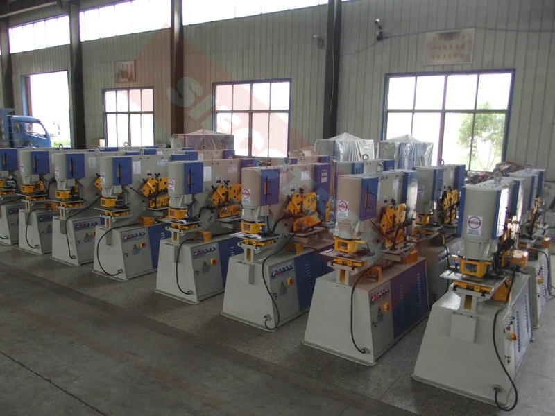 Hydraulic Iron Worker 55 Ton Capacity Multifunctional Reasonable Price Label