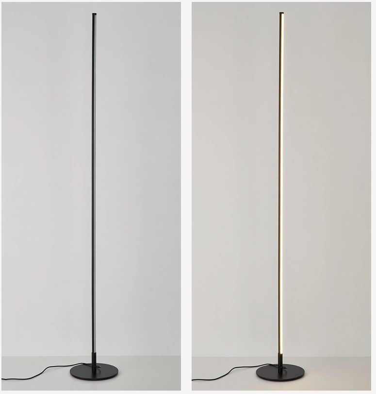 Modern Simple Style Creative Iron Floor Lamp Remote Control LED