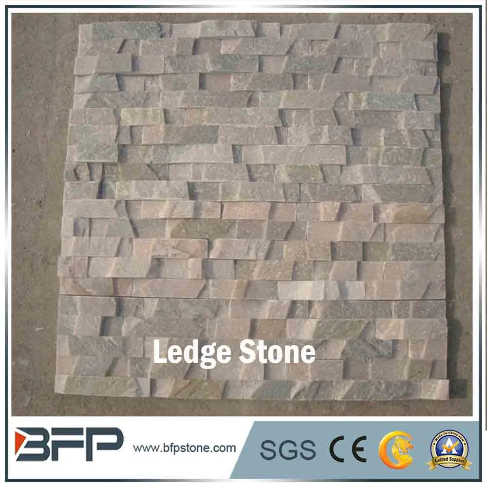 Natural Stone Split Quartzite Stacked Stone for Wall Tile and Wall Panel