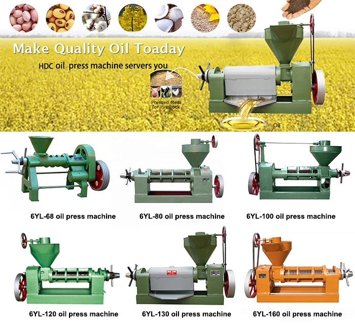 Cottonseed Oil Spiral Screw Press Extraction Press Peanut Coconut Oil Expeller Machine