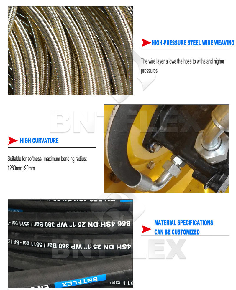 Hydraulic Hose and Fitting Hydraulic Hose Manufacturer Rubber Hose