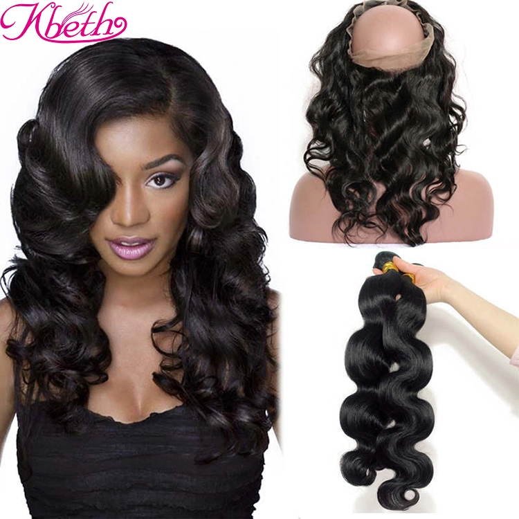 Kbeth Hair Extensions for Curly Virgin Hair Body Wave Thick Human Hair Bundle