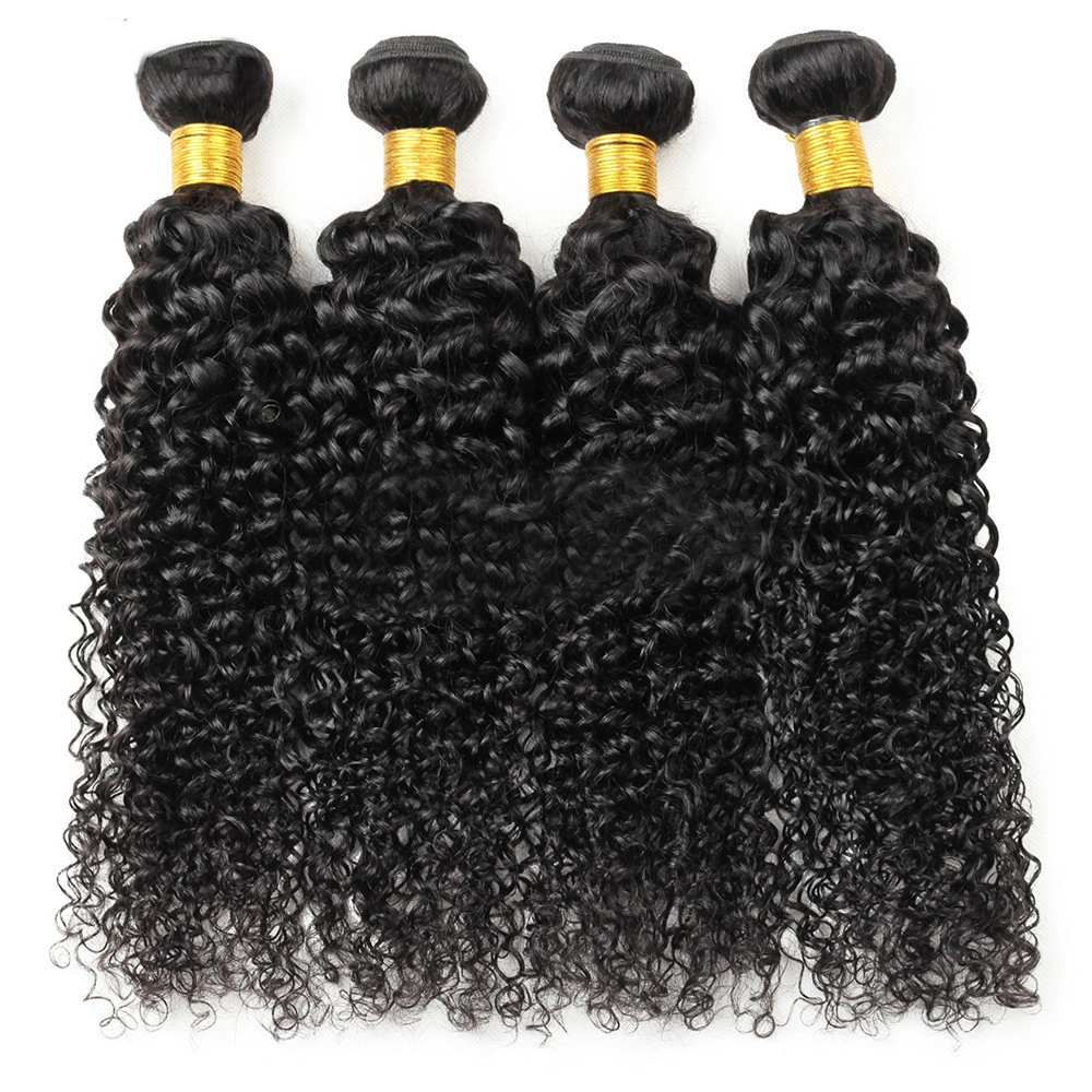 Most Popular Bundle Hair with Closure Curly Hair Extensions Thick Human Hair