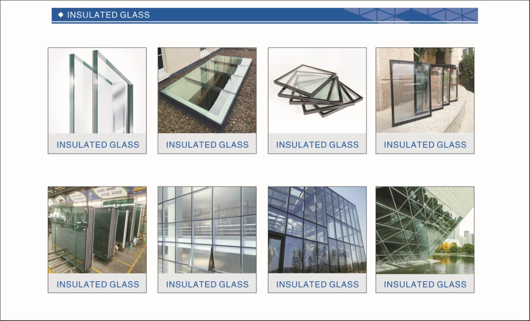 Custom Low-E Double Glass Pane Window Glass