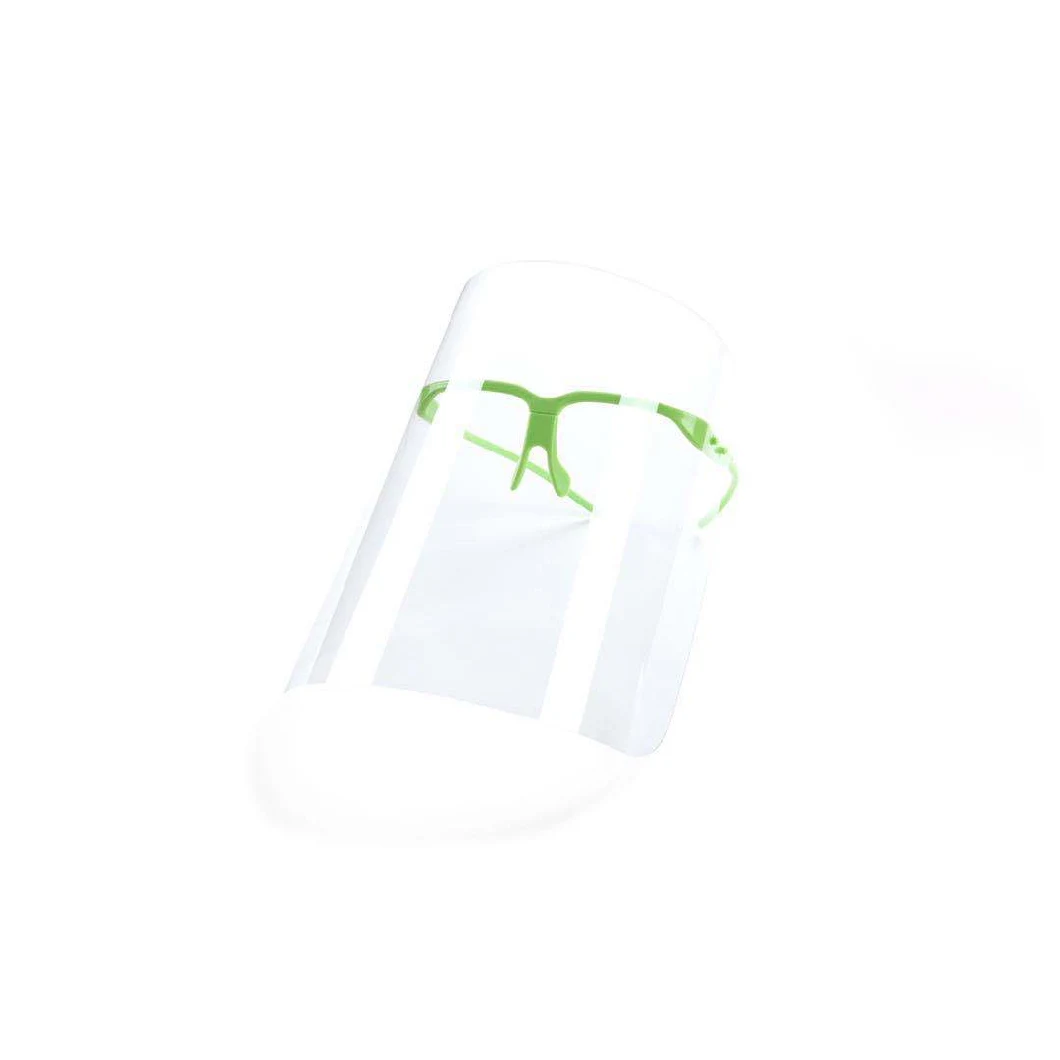 Full Cover Plastic Clear Visors Transparent Protection Eye Visor Face Shield with Glasses
