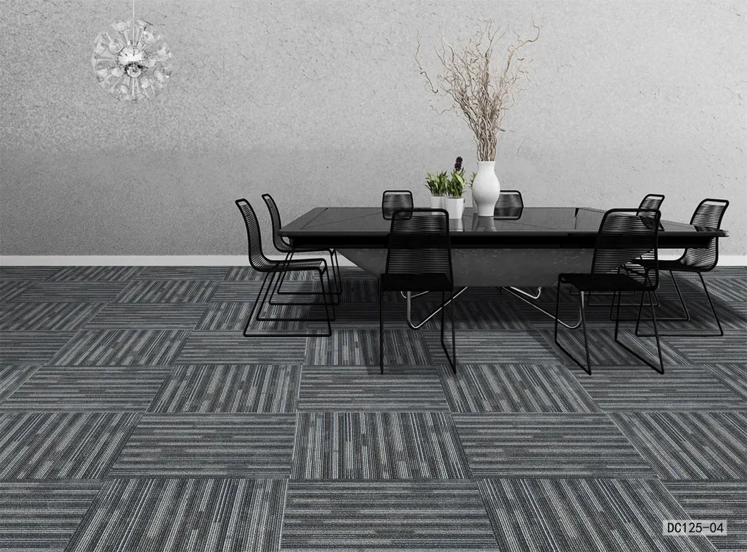 DC125 Commercial Hotel Home Office Carpet Tiles Nylon Pet PP Carpet Hospital Carpet Stairway Carpet Rugs