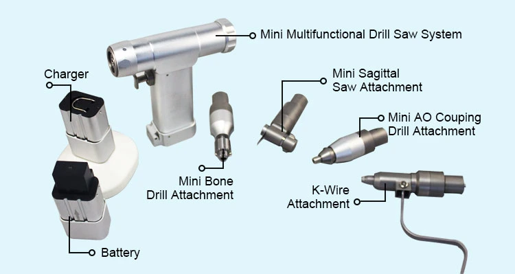 Medical Surgery Orthopedic Electric Mini Drill&Saw for Veterinary (NM-300)