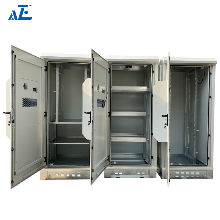 19inch IP55 Battery Enclosure 30u 36u 40u Outdoor Battery Cabinet Enclosure with 1500W Air Conditioner