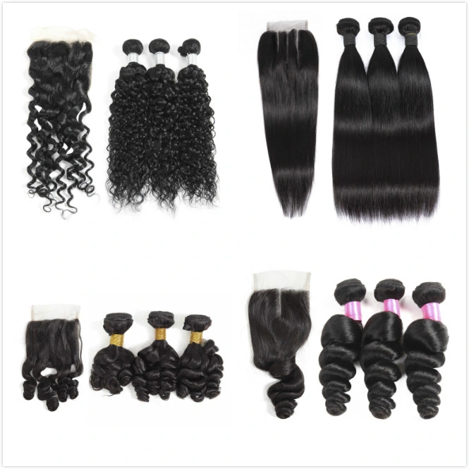Wholesale Price Hair Water Curls Double Weft Brazilian Natural Extension