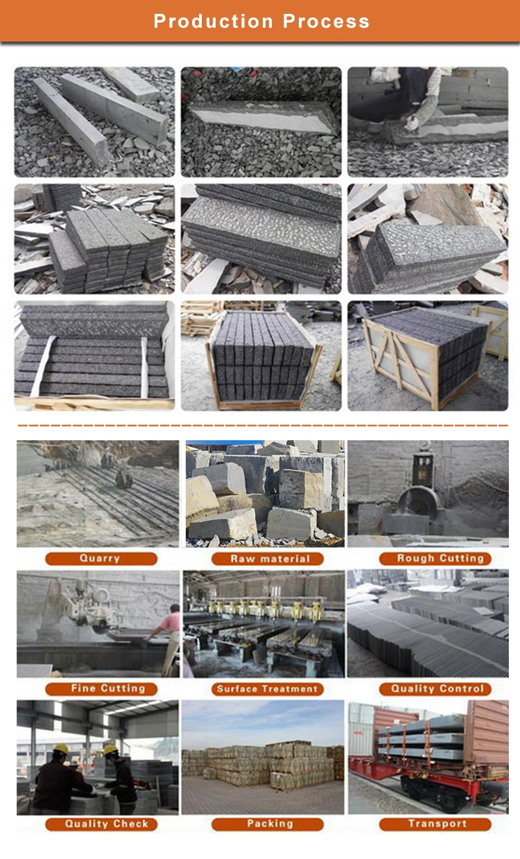 Cheap Flamed Grey Granite G633 Paving Stone/Covering/Flooring/Stairs/Tiles/Slabs/Granite