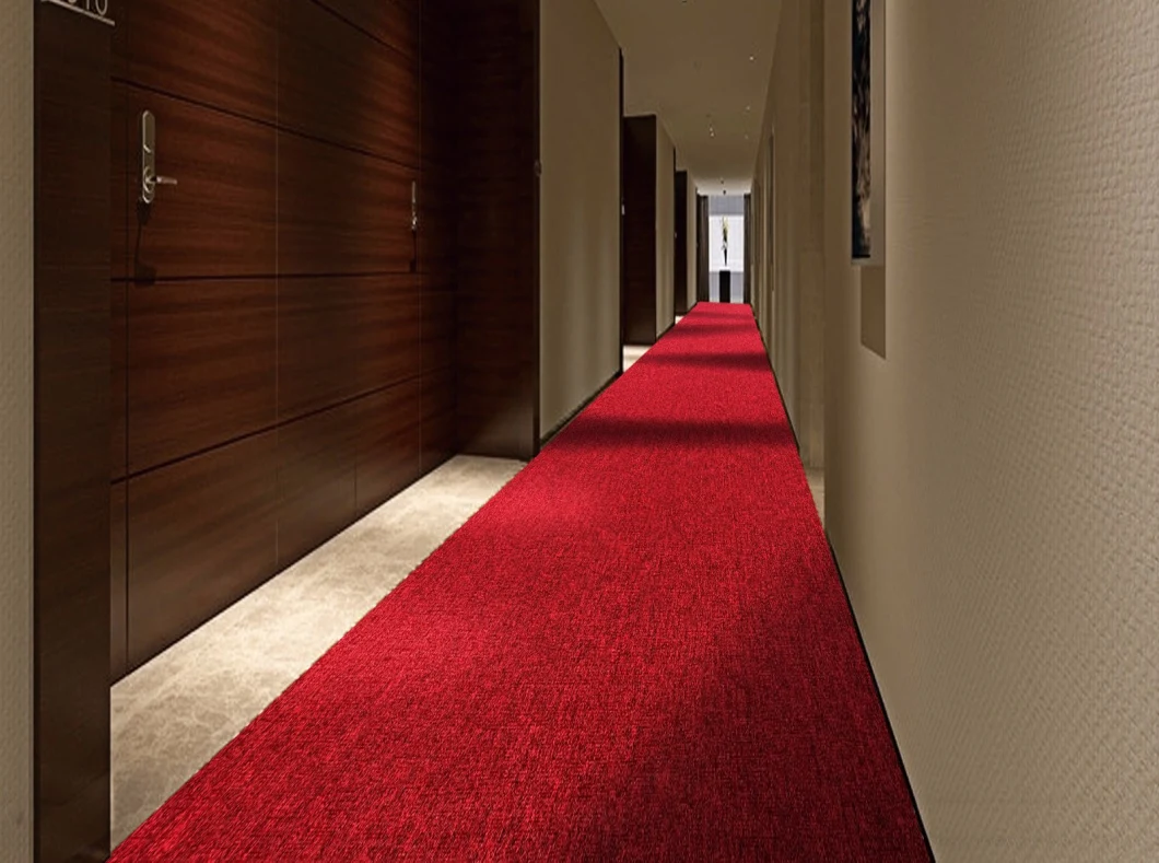 Commercial Hotel Home Office Broadloom Carpet Oriental Design Wall to Wall Carpet PP Surface Hallway Carpet