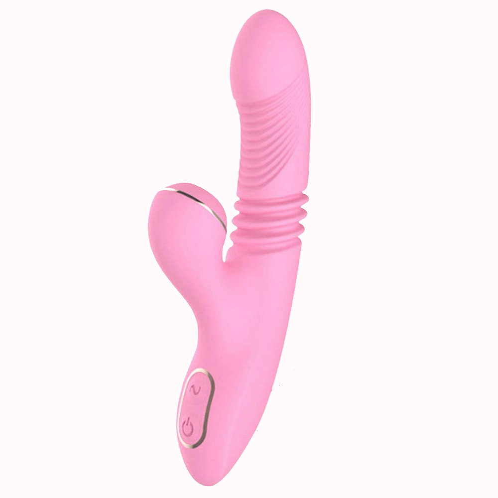 Magic Wand Nipple Sucking Vibrating G Spot Thrusting Clit Sucker Vibrator