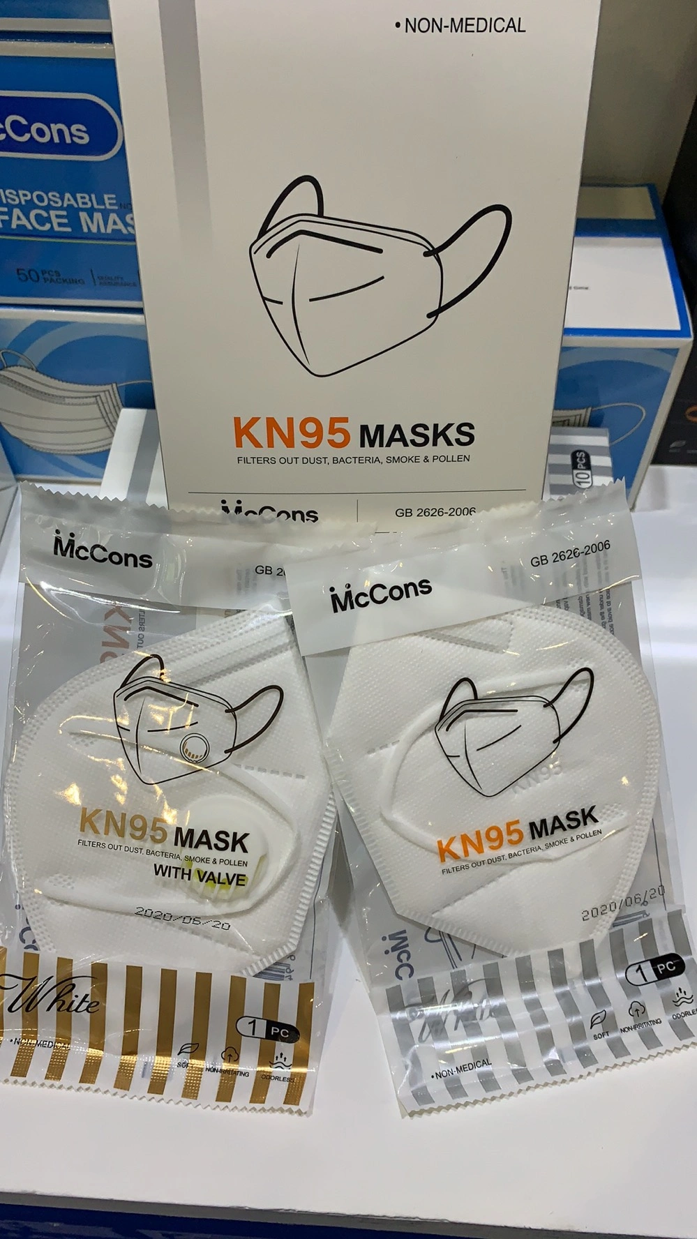 Mccons KN95 Mask Filters out Dust Smoke & Pollen with Good Price