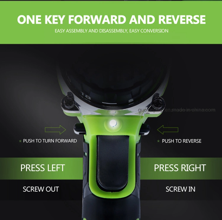 20V Li-ion Electric Hand Power Cordless Drill Power Tools