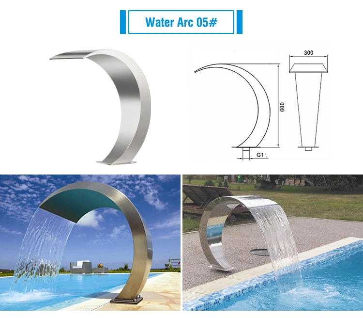 Swimming Pool or Home Decoration Blade Sheer Descent Waterfall