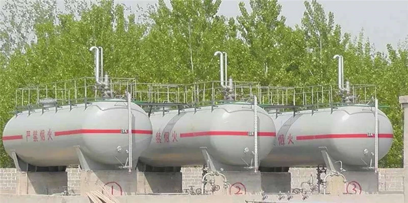 10 Tons, 20 Tons, 30 Tons Above Ground Storage LPG Propane Tank for Sale