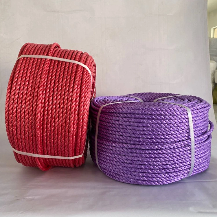 PP Rope Twist Rope Colorful Rope Braided Rope Twisted Tying Polypropylene Rope