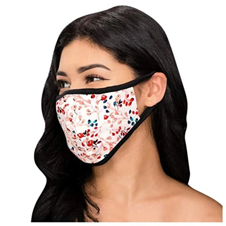Face Bandanas Cotton with Valve and Activated Carbon Filter Replaceable Filter Cloth Mask