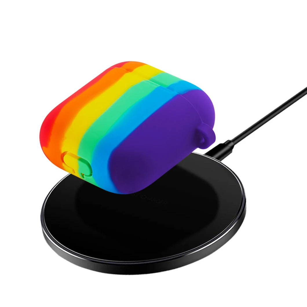 New Arrival Rainbow Protective Cover Anti-Fall Protective Cover for The Best Headphone Cover Replacement for Airpods PRO