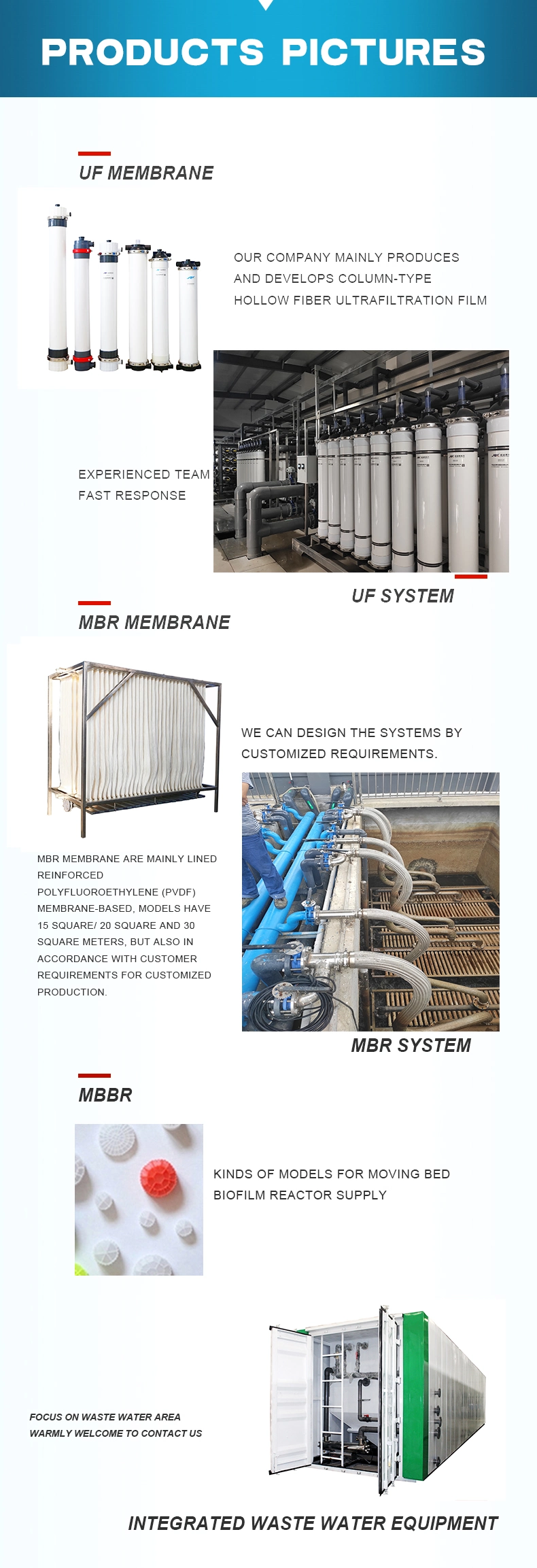 UF Membrane Sewage Treatment System for Papermaking Industry