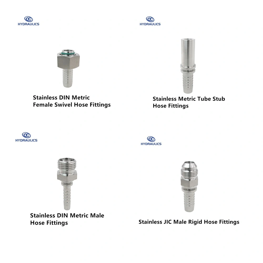 Two Piece Type Hydraulic Hose Fitting/Hose End Fitting/Hydraulic Fitting