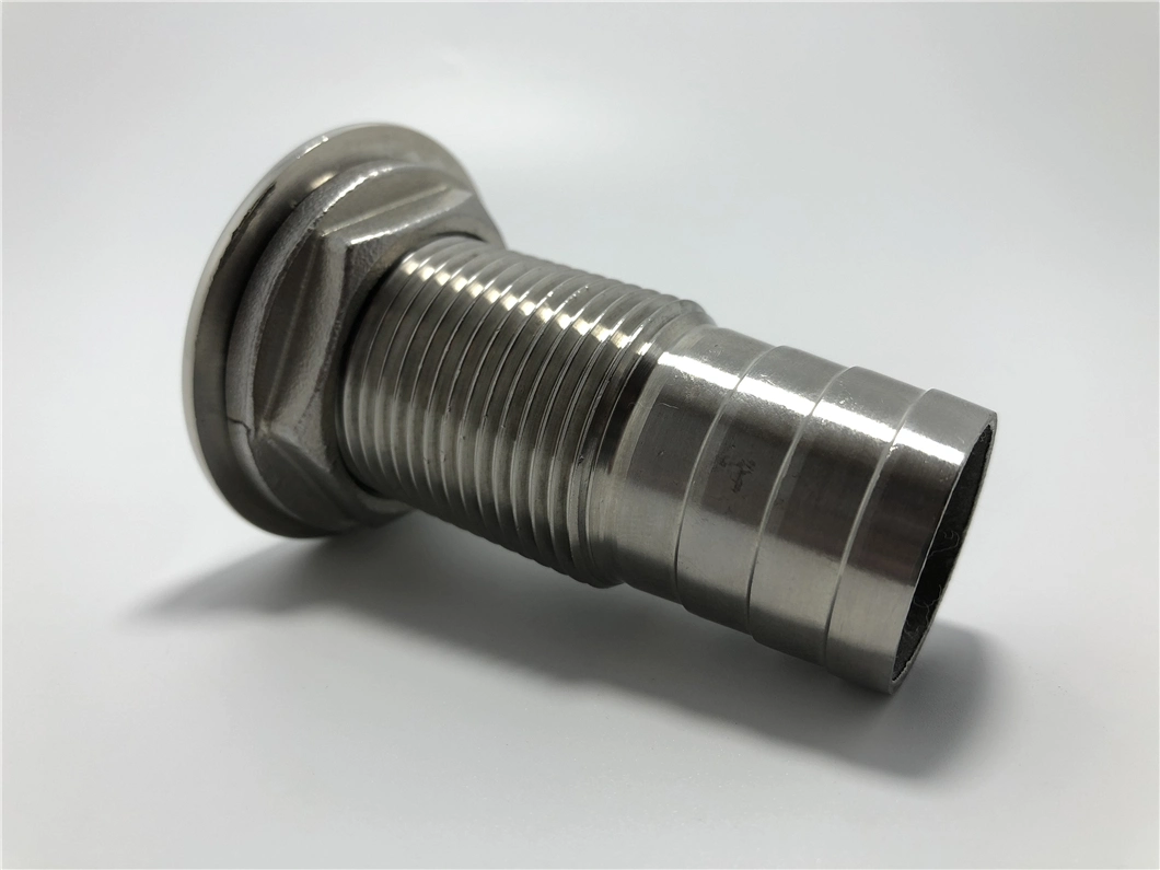 Stainless Steel Boat Thru Hull Fitting Hose Barb Drain