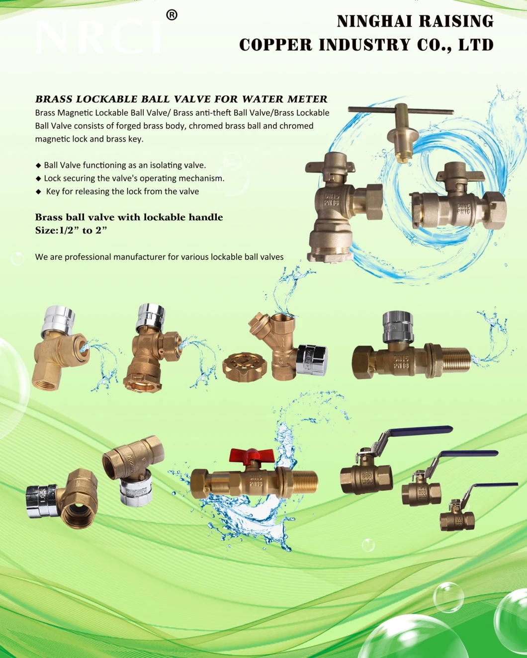 Low Lead 3-Ways Bronze Water Fittings (XX-DSCN2403)