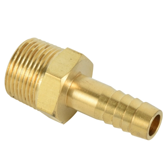 Brass/Pipe/Hose Fitting Hose Nipple Hose Connector 3/8X12