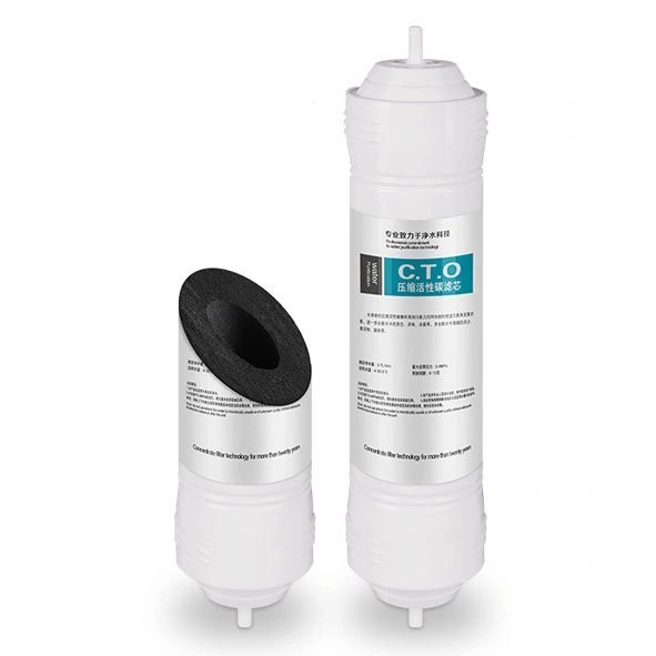 Korea Style Quick Fitting CTO Water Filter Cartridge