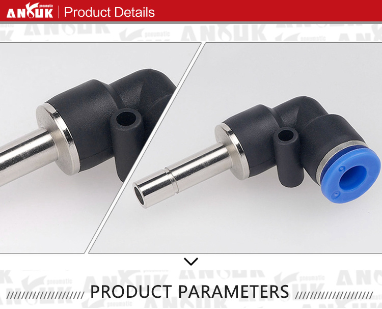High Quality Plj Pneumatic Fitting, Plastic Quick Pneumatic Push in Fitting