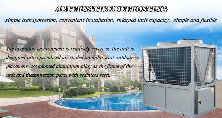 Air Conditioner/68kw High Temperature Air Source Heat Pump Swimming Pool Water Heat Pump