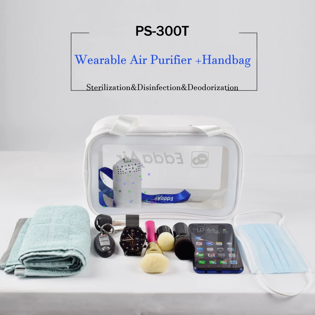 Personal Wearable Plasma Air Purifier with USB Connector