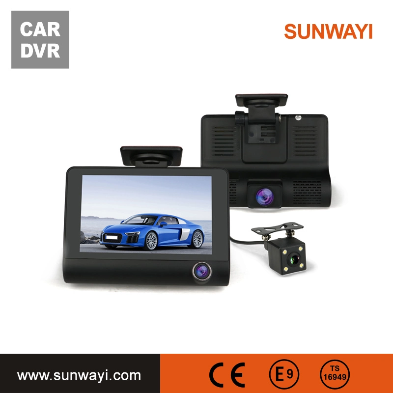 2018 Hot Seling Three Recording Ways Dash Cam with Rear View Function Special for Taxi