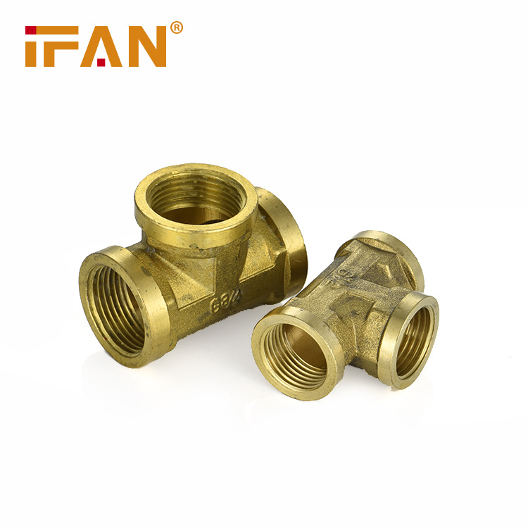 Ifan 01design Brass Fittings Full Sizes Drinking Tee Brass Pipe Fittings