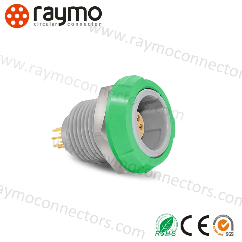 China High Quality Plg 4pin Plastic Push Pull Self Latching Connector