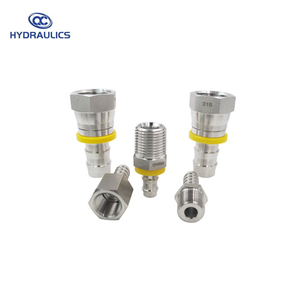 Stainless Steel Straight NPT Hose Barb Fittings