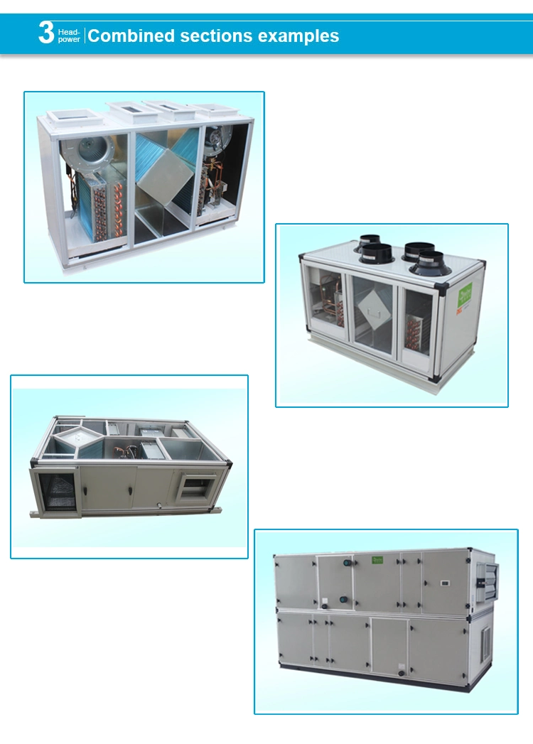 Air Source Heat Pump Energy Recovery Fresh Heat Pump Air Handling Unit Ahu
