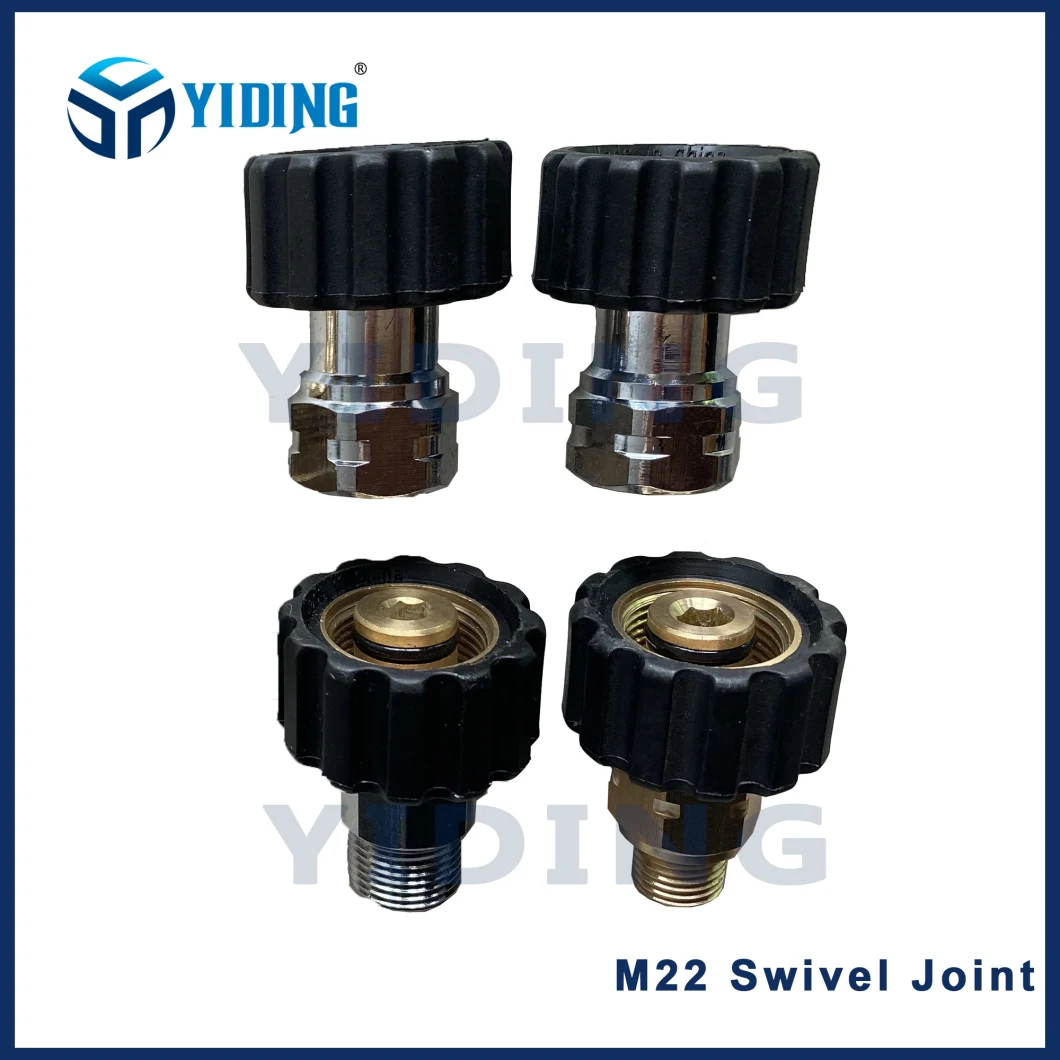 Brass Male Coupling Hose Joint Brass Fitting Joint Connector Hose Joint Hose Connector High Pressure Steel Hose Joint Brass Coupling (M22*1.5/1.4)