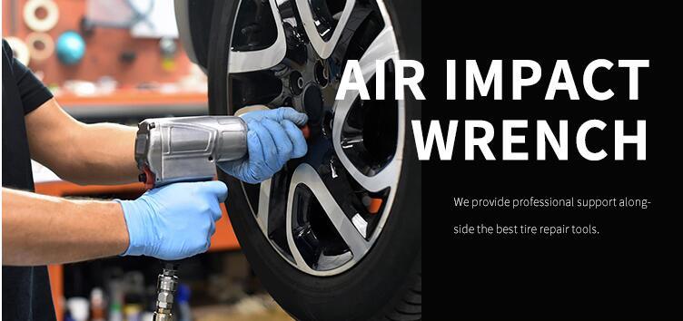 Car Accessory Tire Repair Tool Air Impact Wrench Powerful Industrial Grade Car Wind Gun