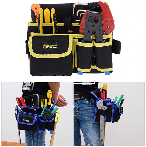 Shockproof Waterproof Hardware Hand Electrical Car Repair Tools Tool Waist Pack Bag (CY9832)