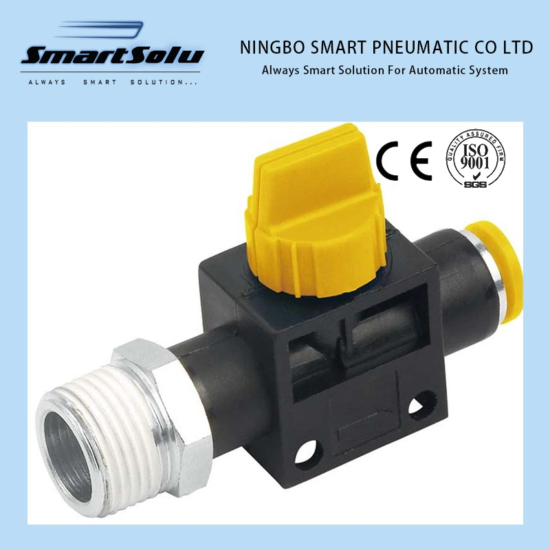 Ningbo Smart High Quality Hvsf Hand Valve Plastic Pneumatic Fittings