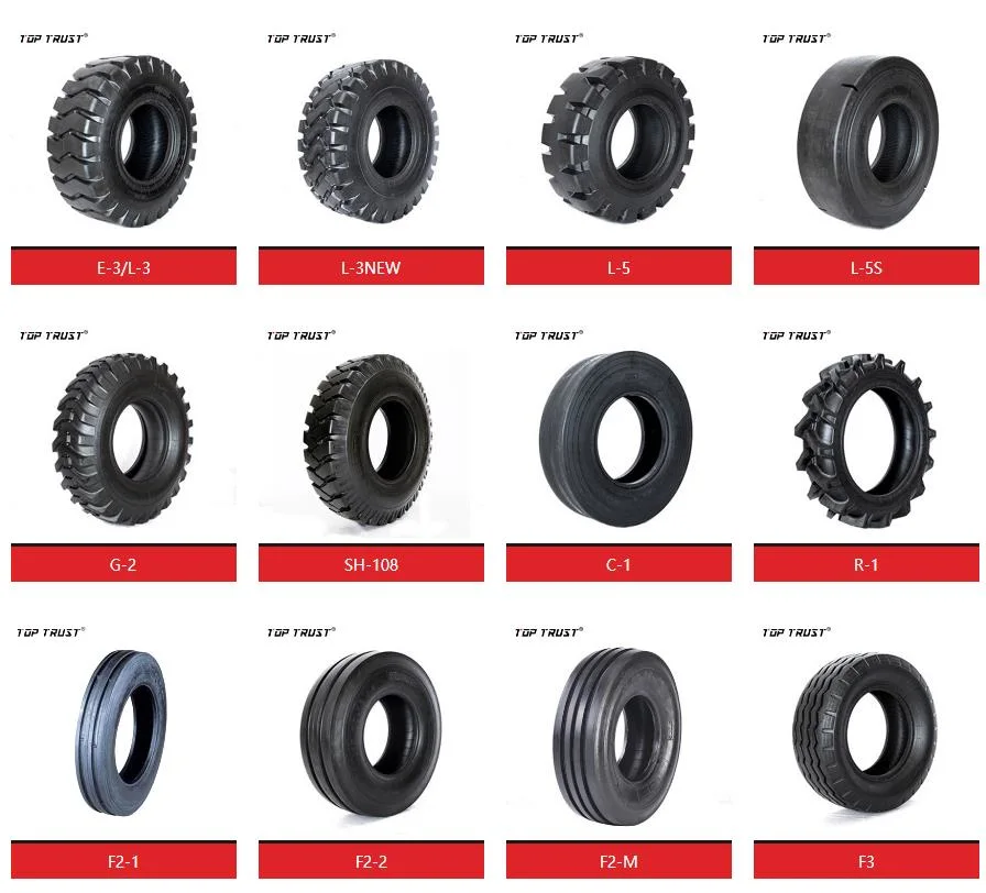Factory Supplier Industrial Pneumatic Tyres, Forklift Tyres 6.00-9 600-9