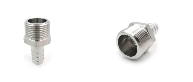 Stainless Steel NPT Hydraulic Hose Fitting/Male Barb Connector